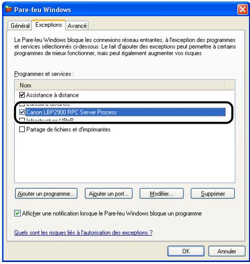 CANON LBP-2900 - Cliquez sur [OK]. - 3