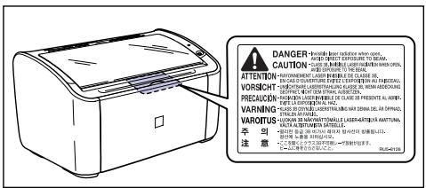 CANON LBP-2900 - Sécurité relative au laser (modèle 220 - 240 v) - 1
