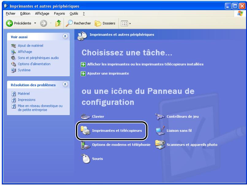 CANON LBP-2900 - Ouvrez le dossier [imprimantes et télécopieurs] ou [imprimantes] - 1