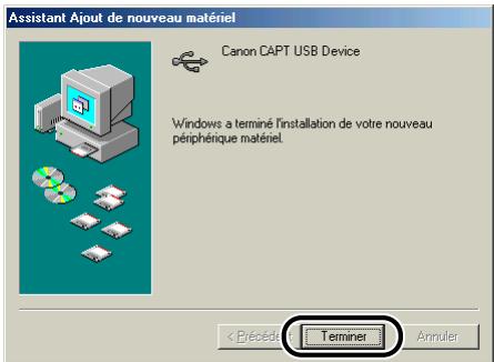 CANON LBP-2900 - Cliquez sur [terminer]. - 1