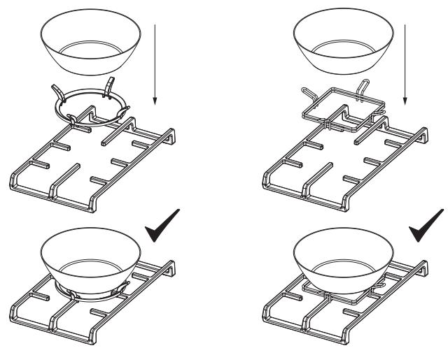 WHIRLPOOL AKR 3290/IX - ADAPTATEUR WOK (si présent) - 1