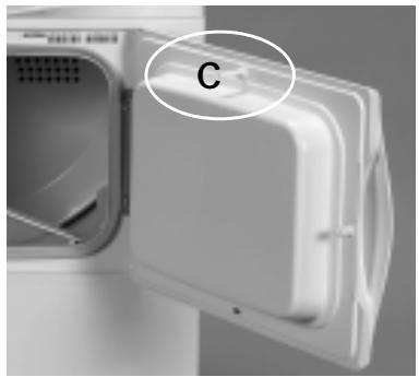 WHIRLPOOL AWZ 3428, AWZ3428 - Reversibilité de la porte - 1