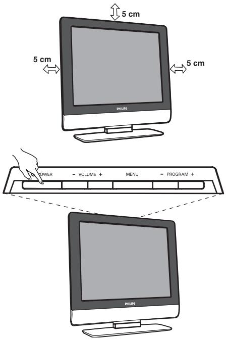 PHILIPS 20PF5121 - Installation du téléviseur - 1