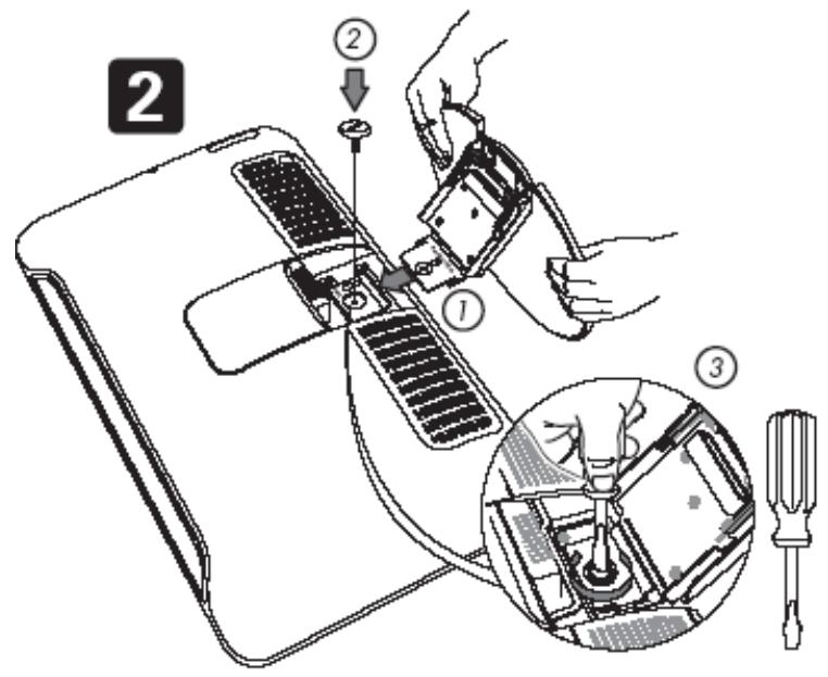 PHILIPS 42HF9442 - Mounting the Television Stand - 8