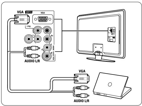 PHILIPS 42PFL7403H - Connexion VGA - 1