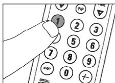 PHILIPS SRU5030 - Justere enchetsvalg (Modusknapper) - 5