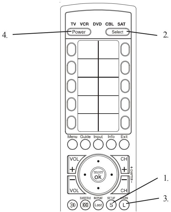 PHILIPS SRU4205 - Apprentissage des commandes - 1
