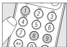 PHILIPS SRU5170 - Gjenopprette de opprinnelige innstillingene av fjernkontrollen - 2