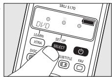 PHILIPS SRU5170 - Apprentissage des fonctions de touche - 1