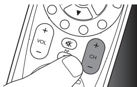 PHILIPS SRP5004/86 - Esimerkki: yleiskaukosäätimen testaaminen TV:n kanssa: - 2