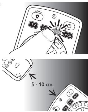 PHILIPS SRP5004/86 - Lernfunktionen von Tasten - 1