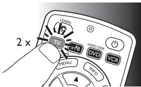 PHILIPS SRP5004/86 - Configuration de la télécommande universelle - 6