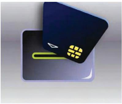 PHILIPS DSR7121 - Insérer la carte à puce - 1