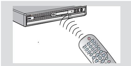PHILIPS DVDR3355 - Utilisation de la télécommande - 1