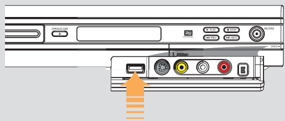 PHILIPS DVDR3355 - Option 2:utilisation de l'entrée S-VIDEO ouVIDEO - 1