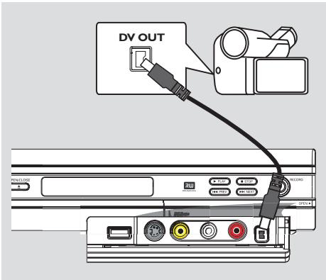 PHILIPS DVDR3355 - Connexion à un magnétoscope et à un boîtier décodeur/ récepteur satellite - 1
