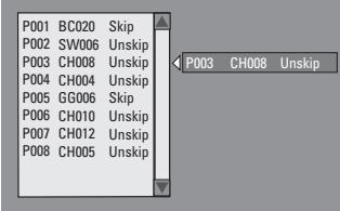 PHILIPS DVDR3355 - Sort Channels - 1