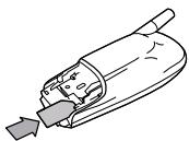 PHILIPS CT1218/FFUS10P2 - Insérer la carte SIM - 1