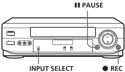 SONY SLV-XA147PS - Operation (when recording on this unit) - 1
