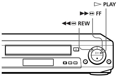 SONY SLV-E730NP - Wiedergeben und Suchen mit unterscheidlicher Geschwindigkeit - 1