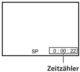 SONY SLV-E730NP - So zeigen Sie die Restspieldauer an - 1
