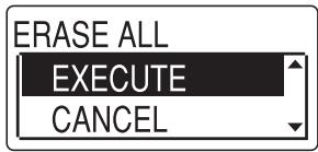 SONY ICD-UX81 - Alle berichten in een map wissen - 3