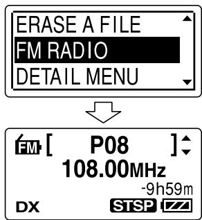SONY ICD-UX81 - Erasing Preset FM Radio Stations - 2