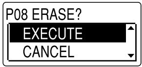 SONY ICD-UX81 - Press ▲ or ▼ on the control button repeatedly to select "EXECUTE," and then press ENT. - 1