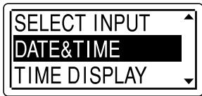 SONY ICD-UX81 - Ajuste del reloj a través del menú - 2