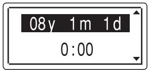 SONY ICD-UX81 - Selecteer "DATA &amp; TIME" in het menu. - 3