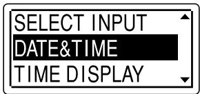 SONY ICD-UX81 - Setting the clock using the menu - 2