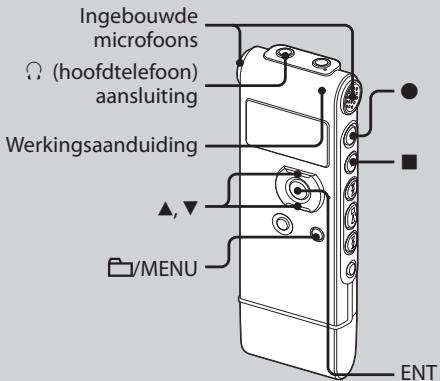 SONY ICD-UX81 - Berichten opnemen - 1