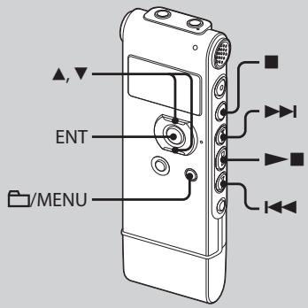SONY ICD-UX81 - Muziekbestanden afspelen - 1