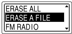SONY ICD-UX81 - Erasing messages one by one - 2