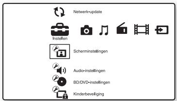 SONY BDV-F500 - Druk op / om [Instellen] te selectoren. - 1
