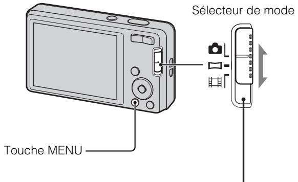 SONY DSC-W390 - Utilisation du/selecteur de mode (DSC-W350/W360 seulement) - 1