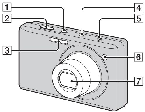 SONY DSC-W390 - Identification des pieces - 1