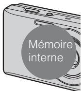 SONY DSC-W390 - Utilisation de la mémoire interne - 3