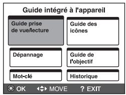 SONY CYBER-SHOT DSC-HX100 - Guide intégré à l'appareil - 2