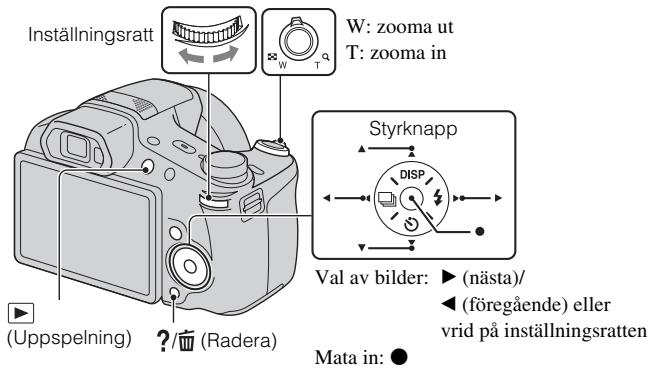 SONY CYBER-SHOT DSC-HX100 - Uppspelning av Bilder - 1