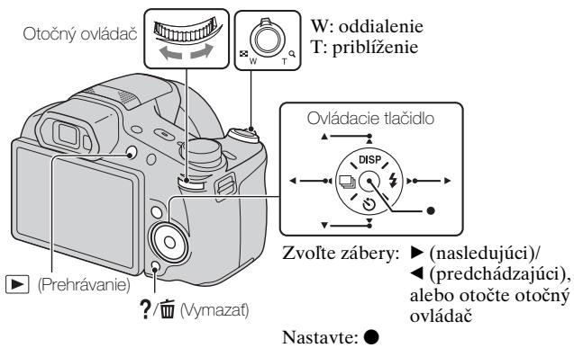 SONY CYBER-SHOT DSC-HX100 - Prezeranie záberov - 1