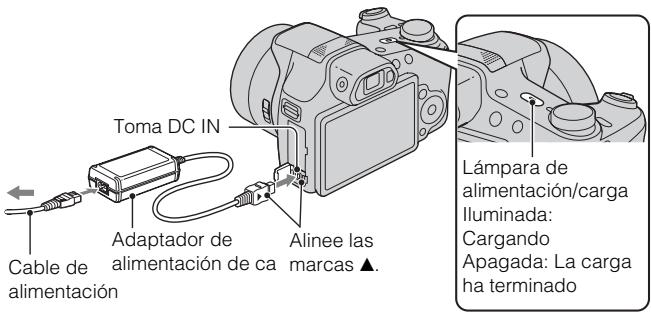 SONY CYBER-SHOT DSC-HX100 - Carga de la batería - 1