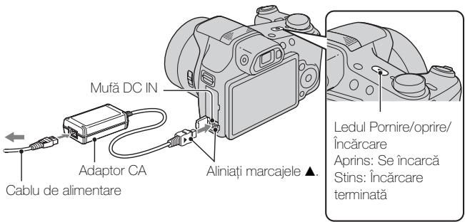 SONY CYBER-SHOT DSC-HX100 - Incarcarea accumulatorilor - 1