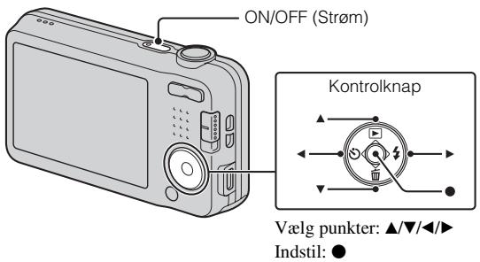 SONY CYBER-SHOT DSC-W710 - Indstilling af uret - 1