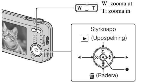 SONY CYBER-SHOT DSC-W710 - Uppspelning av bilder - 1