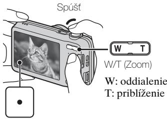 SONY CYBER-SHOT DSC-W710 - Snímanie statických záberov a videozáznamov - 2