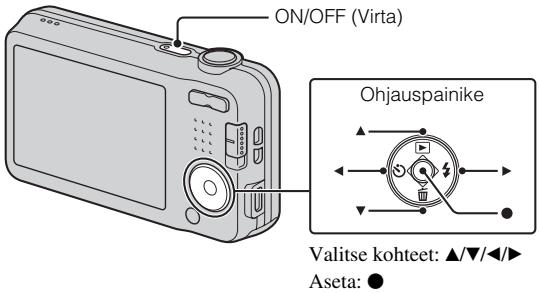 SONY CYBER-SHOT DSC-W710 - Kellonajan asettaminen - 1
