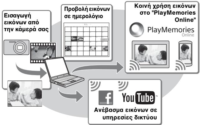 SONY CYBER-SHOT DSC-W710 - Δυνατότητες του "PlayMemories Home" - 1