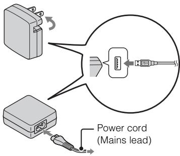 SONY CYBER-SHOT DSC-W710 - Charging the battery pack - 1
