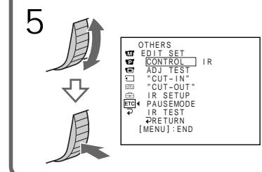 SONY DCR-TRV230E - Step 2: Setting the VCR to operate with the A/V connecting cable - 4